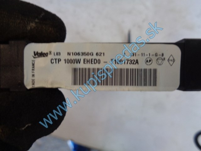 elektrický radiator kúrenia na renault scénic III, T1001732A